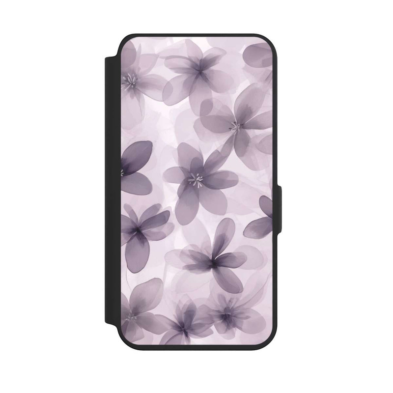 Galaxy S24 NIVOflip Fliederfarbenes Blumenmuster mit KI