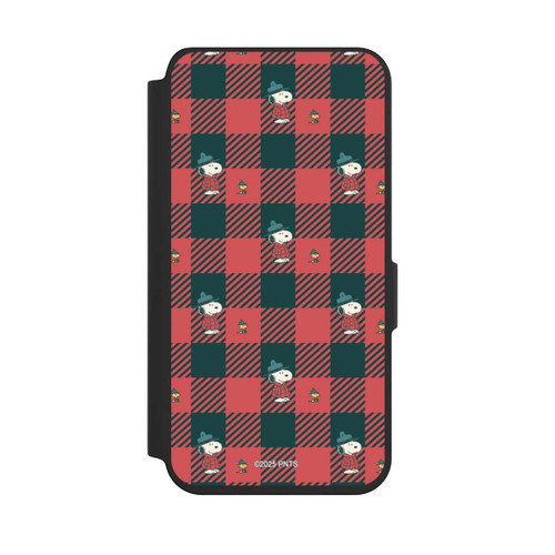 Samsung Galaxy S24 NIVOflip Peanuts Rot Schottenmuster