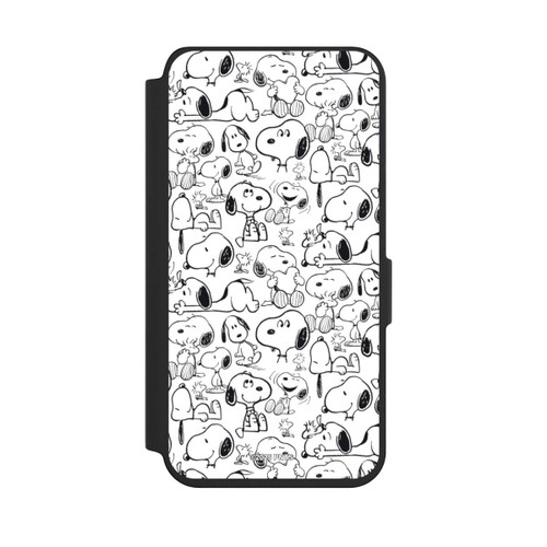 Samsung Galaxy S24 NIVOflip Classic Snoopy Pattern White