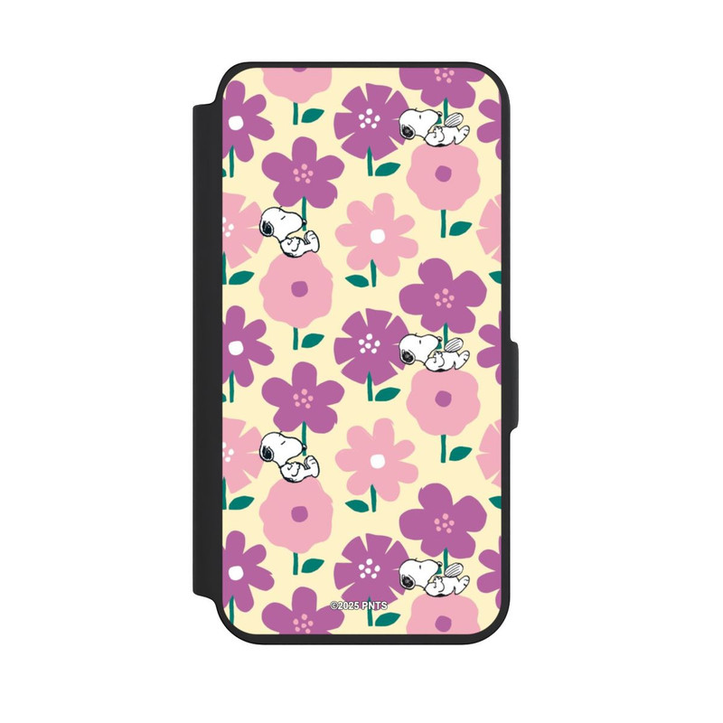 Galaxy S24 NIVOflip Peanuts Flower Pattern Yellow