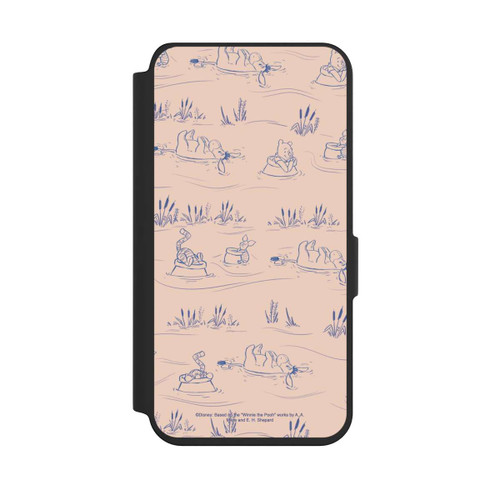 Samsung Galaxy S24 NIVOflip Winnie the Pooh Retro Pattern Bridges Pink