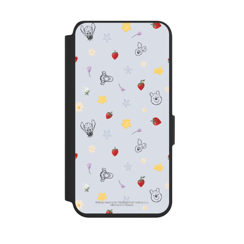 Galaxy S24 NIVOflip Winnie the Pooh and Friends Strawberry Pattern Blue