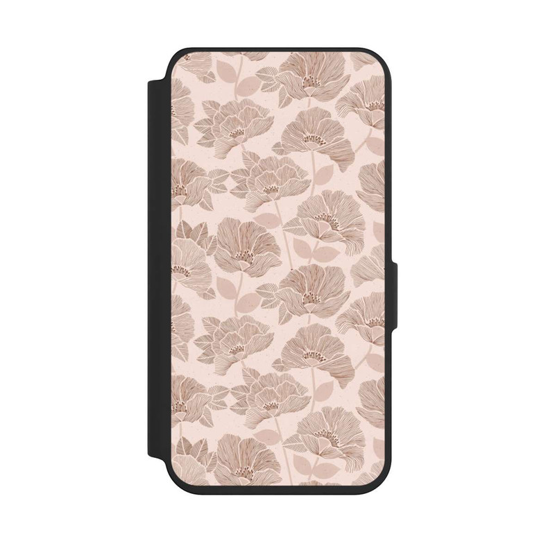 Galaxy S24 NIVOflip Brown Floral Block