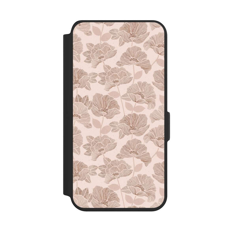 Galaxy S24 NIVOflip Brown Floral Block