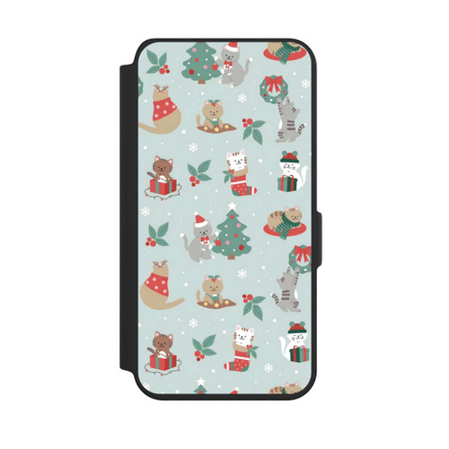 Samsung Galaxy S24 NIVOflip Chats Festifs dans un Payage d'Hivernal