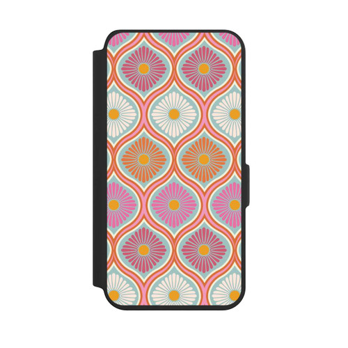 Samsung Galaxy S24 NIVOflip Groovy 70s Retro Mod Flower Power