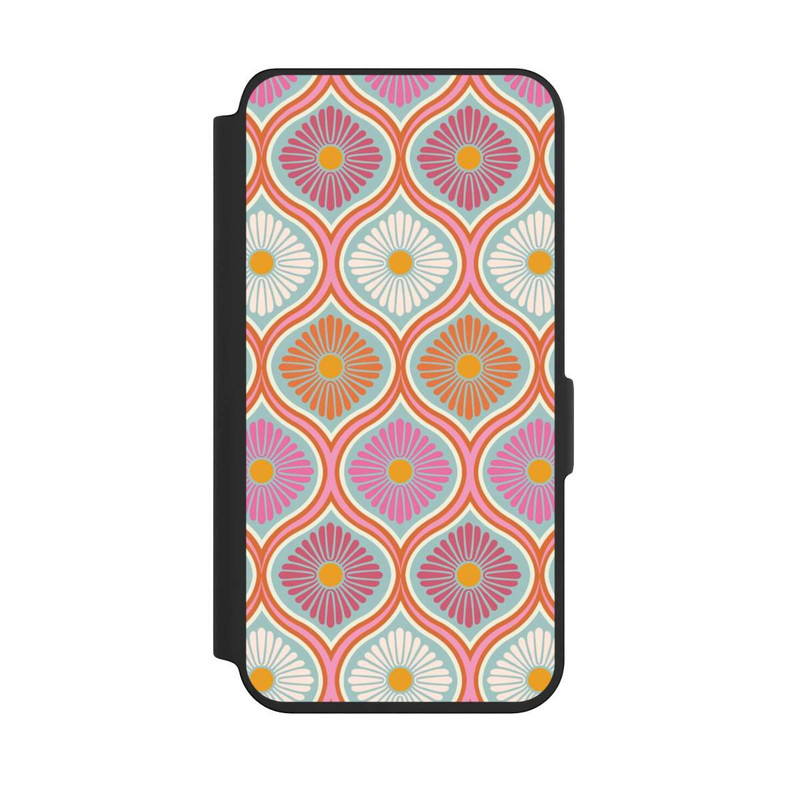 Galaxy S24 NIVOflip Groovy 70s Retro Mod Flower Power