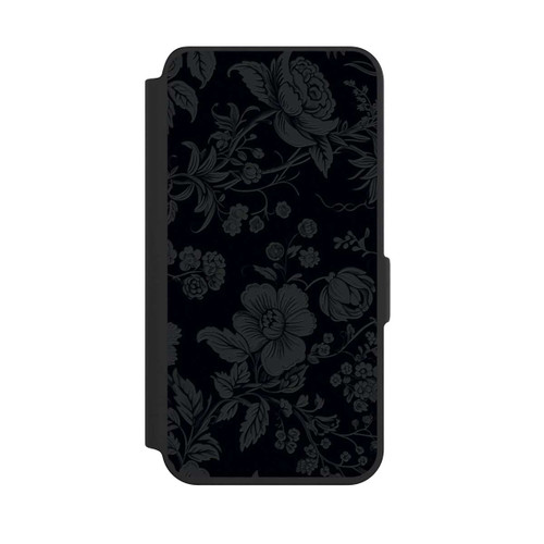 Samsung Galaxy S24 NIVOflip Dunkle Blumen Vintageoptik