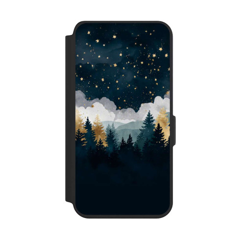 Samsung Galaxy S24 NIVOflip nächtlicher Wald Indigo