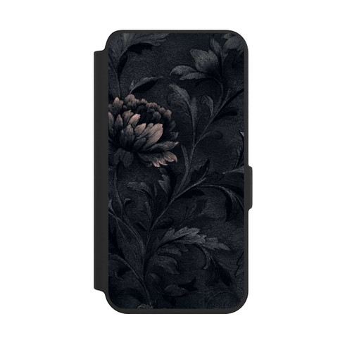 Samsung Galaxy S24 NIVOflip Dunkles Blumenmuster Vintage