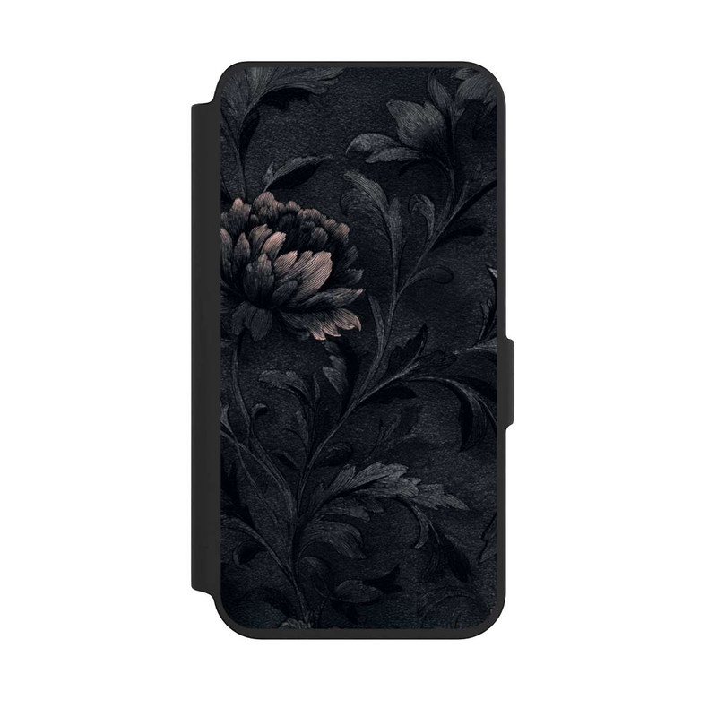 Galaxy S24 NIVOflip Flower Pattern Dark Vintage