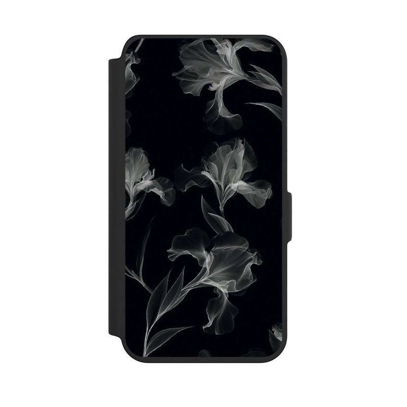 Galaxy S24 NIVOflip Fleurs en Noir et Blanc Radiographie