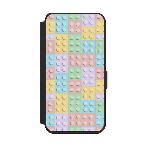 Samsung Galaxy S24 NIVOflip Buntes Blockmuster