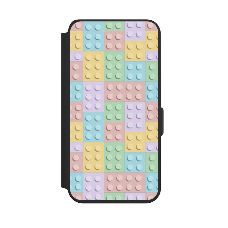 Galaxy S24 NIVOflip Buntes Blockmuster