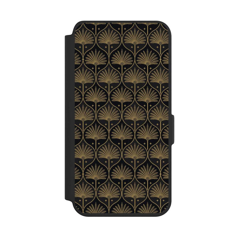 Galaxy S24 NIVOflip Feuilles Art Déco
