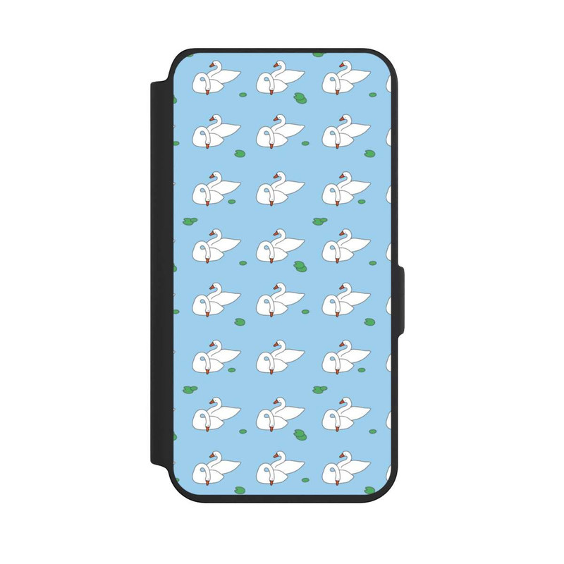 Galaxy S24 NIVOflip Ducks Pattern Blue Pond