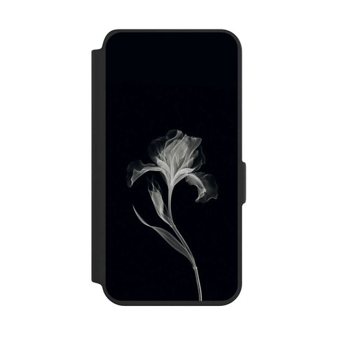 Samsung Galaxy S24 NIVOflip Negativ Flower Grey on Black with AI