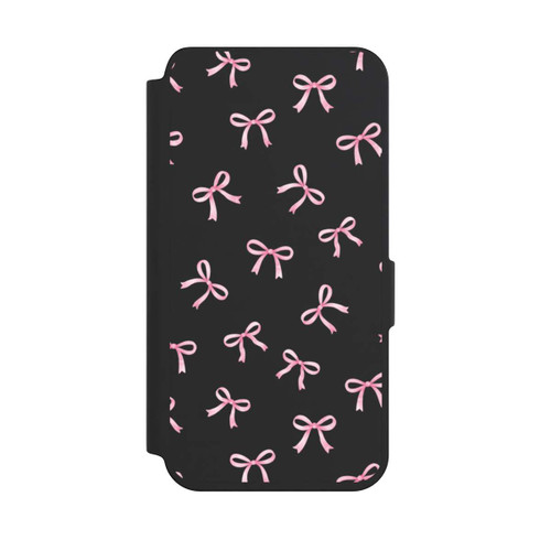 Samsung Galaxy S24 NIVOflip Pink Bows transparent with AI