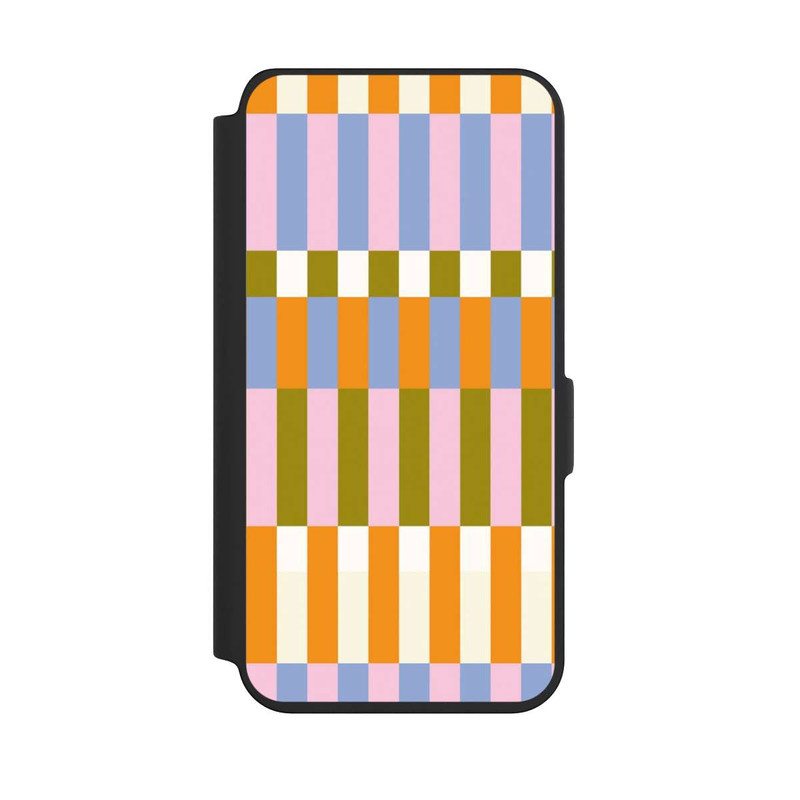 Galaxy S24 NIVOflip Thème à Carreaux Colorés et Audacieux