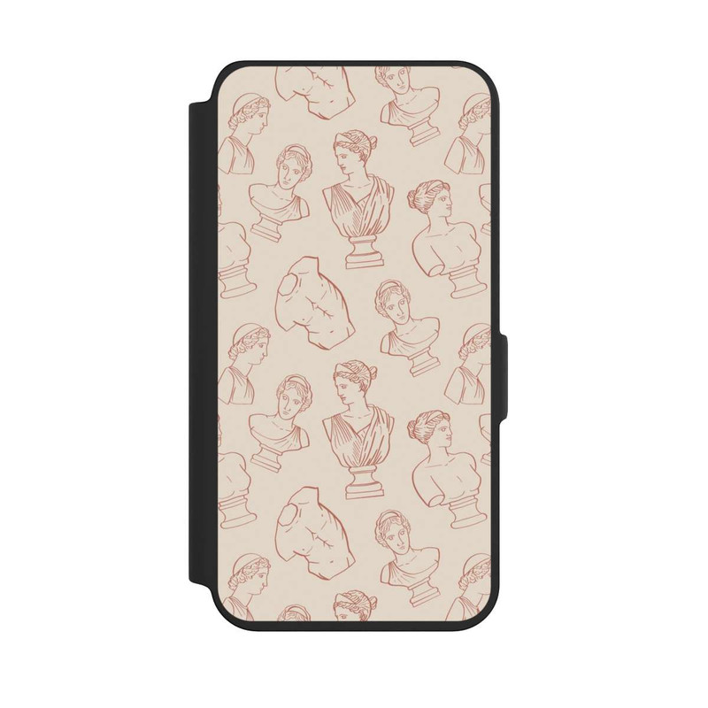 Galaxy S24 NIVOflip Greek Deco Busts Brown