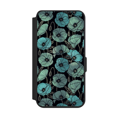 Samsung Galaxy S24 NIVOflip Summer Poppies Green
