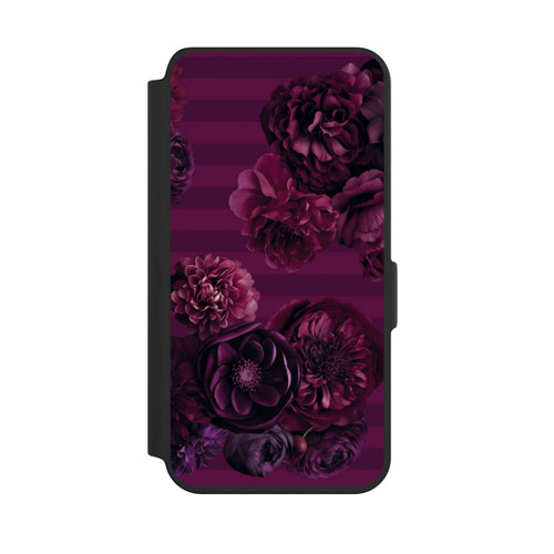 Samsung Galaxy S24 NIVOflip Majestic Baroque Blossom Dream Burgundy Pink with AI