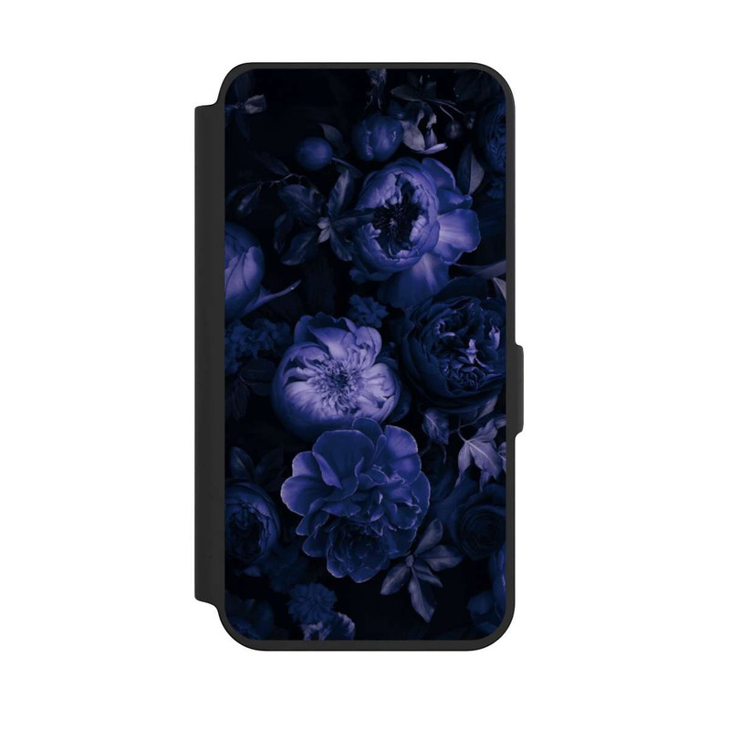 Galaxy S24 NIVOflip Victorian Grandeur Large Flowers Purple Mit KI