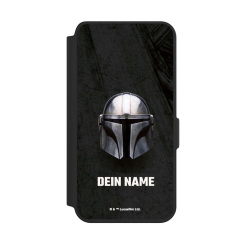 Samsung Galaxy S24 NIVOflip Star Wars Mandalorian Black Helmet Personalisierbar