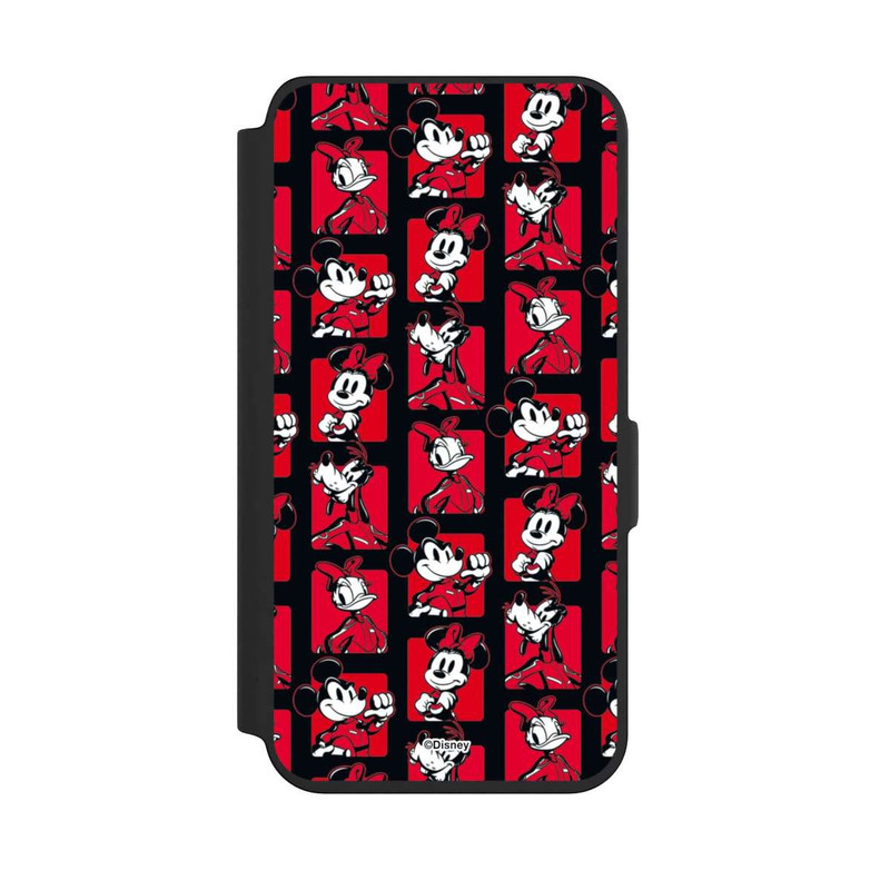 Galaxy S24 NIVOflip Mickey Mouse Racing Pattern Red