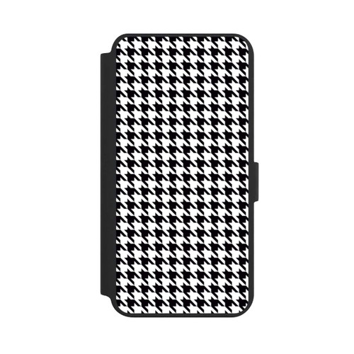 Samsung Galaxy S24+ NIVOflip Hahnentritt schwarz-weiß