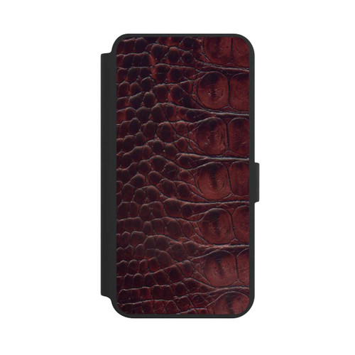 Samsung Galaxy S24+ NIVOflip Cuir de Crocodile