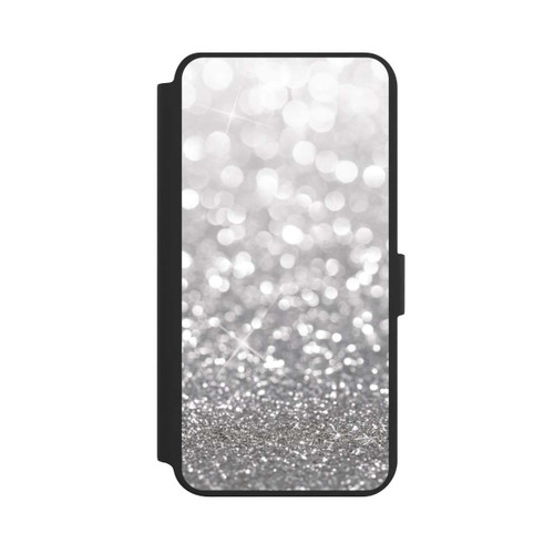 Samsung Galaxy S24+ NIVOflip Silberregen Look