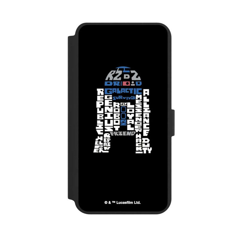 Galaxy S24 + NIVOflip R2-D2 Typo Graphique