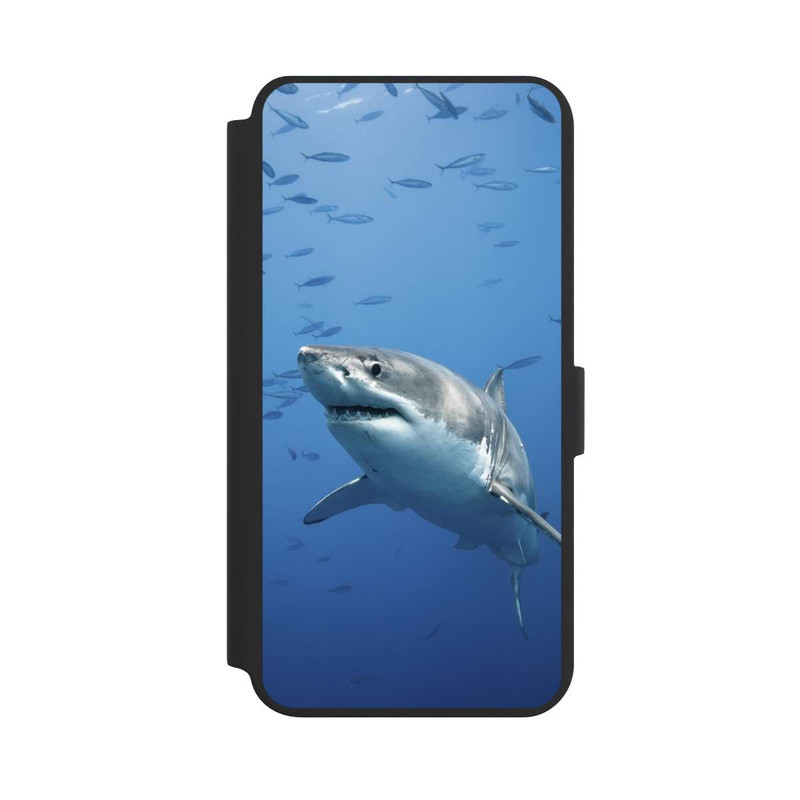 Galaxy S24 + NIVOflip Grand Requin Blanc
