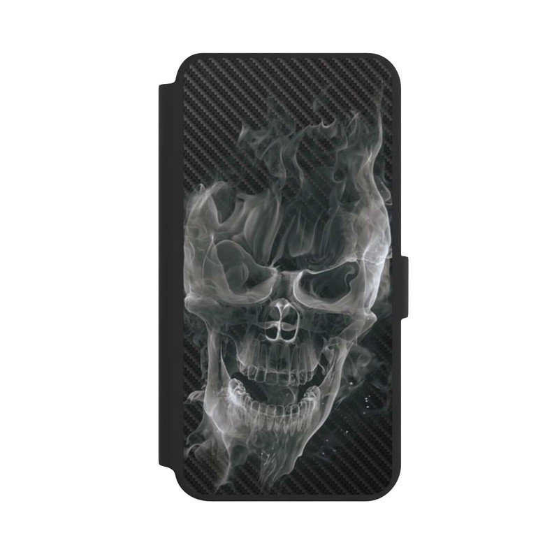 Galaxy S24 + NIVOflip Smoke Skull Carbon
