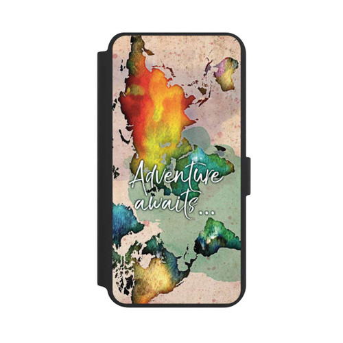 Samsung Galaxy S24+ NIVOflip Worldmap Colourful