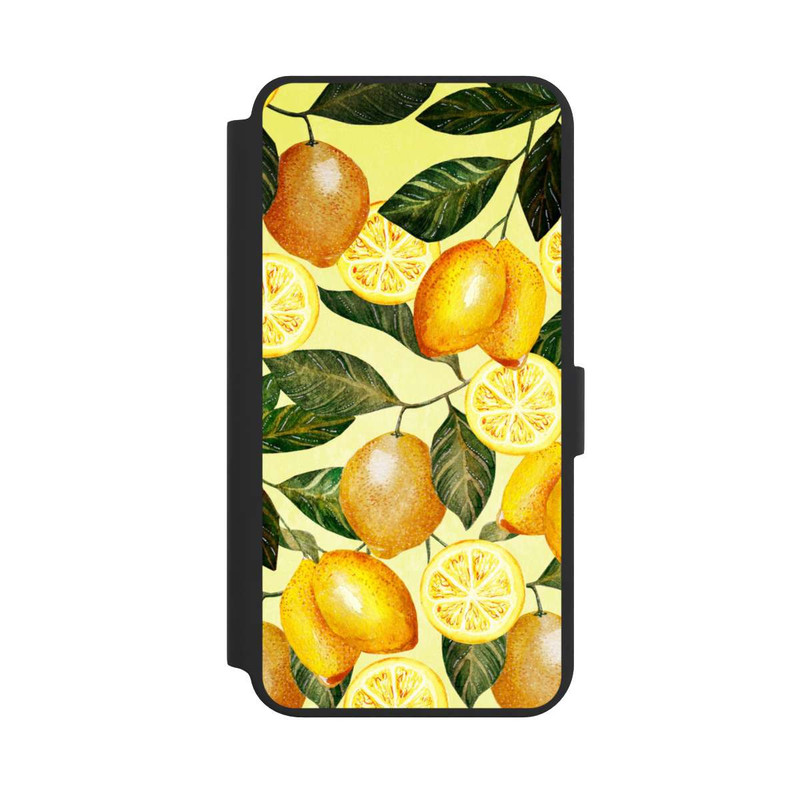 Galaxy S24 + NIVOflip Gelber Sommer mit Zitronen