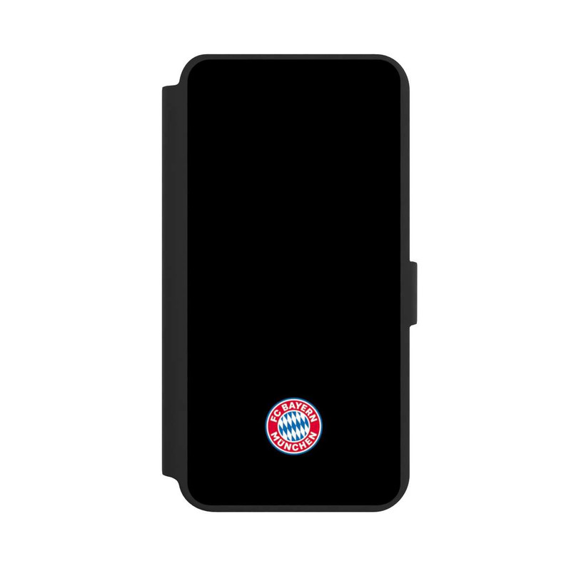 Galaxy S24 + NIVOflip Logo FCB Classique Petit - Coloré sur Fond Noir