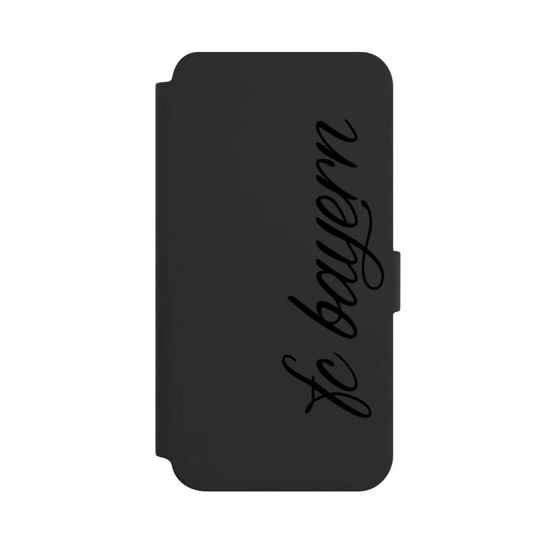 Galaxy S24 + NIVOflip Schwarzes FCB Girlmotiv - ohne Hintergrund