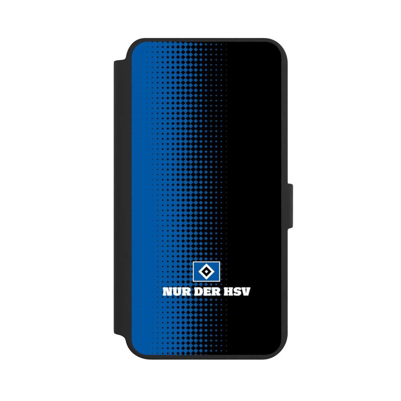 Galaxy S24 + NIVOflip Nur der HSV - Rautenraster Schwarz
