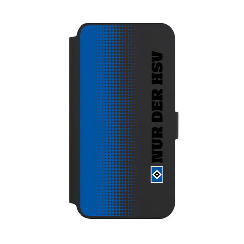 Samsung Galaxy S24+ NIVOflip Nur der HSV - Rautenraster Blau - ohne Hintergrund