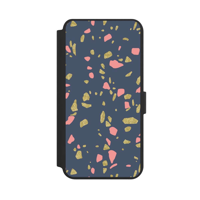 Galaxy S24 + NIVOflip Terazzo Gold-Optik