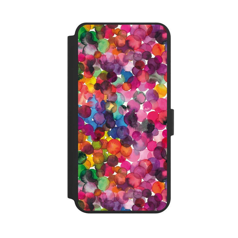 Galaxy S24 + NIVOflip Points aquarelle superposés