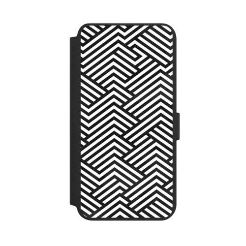 Samsung Galaxy S24+ NIVOflip Schwarz und Weiß ZigZag