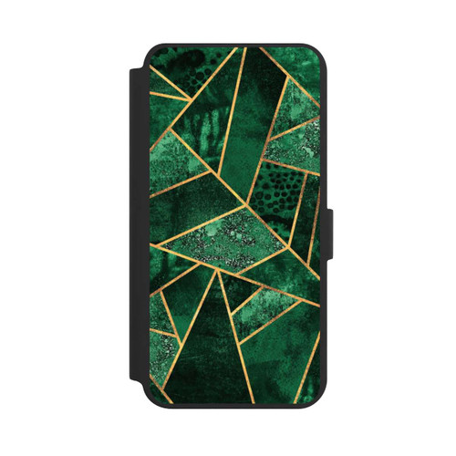 Samsung Galaxy S24+ NIVOflip Deep Emerald Gold Print