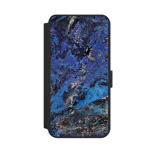Samsung Galaxy S24+ NIVOflip Lapislazuli blau und gold
