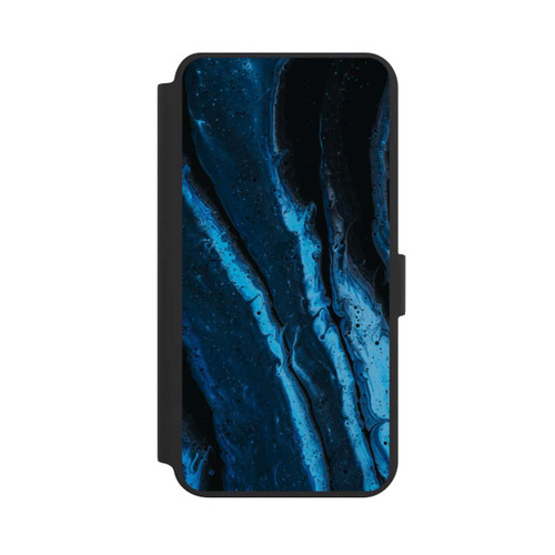 Samsung Galaxy S24+ NIVOflip Blue oil texture
