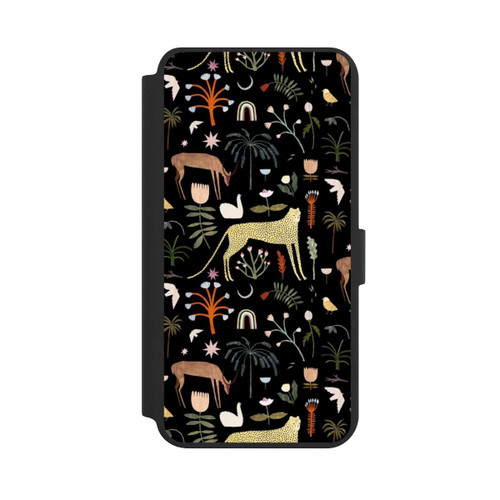 Samsung Galaxy S24+ NIVOflip Wild garden letters by Léa Le Pivert