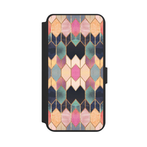 Samsung Galaxy S24+ NIVOflip Bunte Glasscheibe