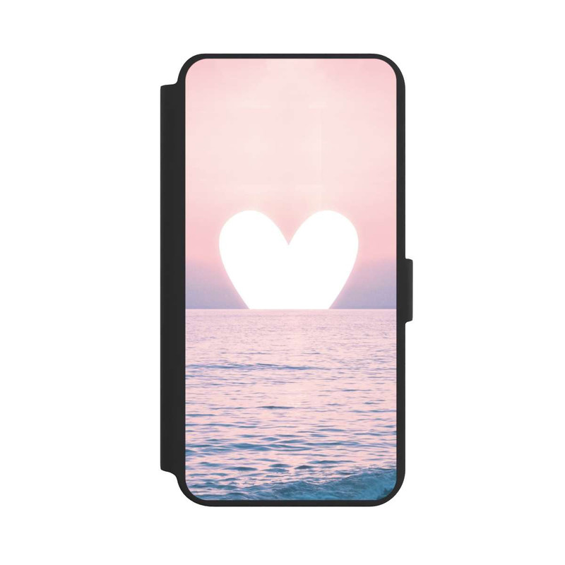 Galaxy S24 + NIVOflip Herz-Sonnenuntergang